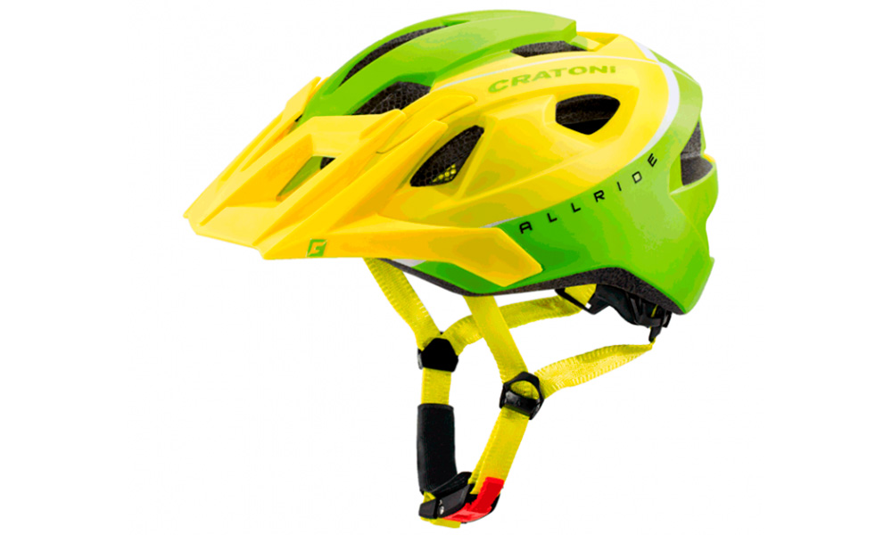 Фотографія Велошлем Cratoni Allride розмір UNI (53-59 см), Жовто-зелений 2