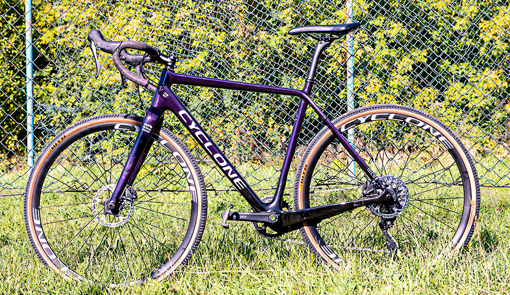 Фотография Велосипед Cyclone CGX 28" размер S рама 52 см 2022  Фиолетовый 14