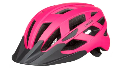 Шлем ONRIDE Muse фуксия S (52-56 см) задний свет Type-C Шлем ONRIDE Muse фуксия S (52-56 см) задний свет Type-C