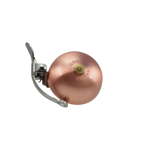 Дзвінок CRANE MINI SUZU, Brushed Copper, 45мм латунь, затискач, Коричневий 2