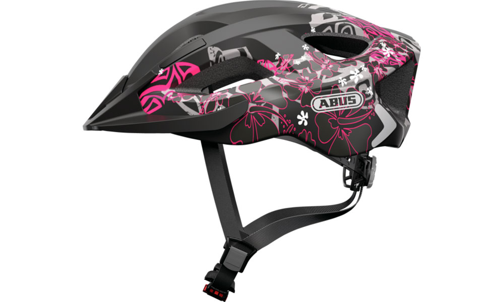 Фотографія Велошлем спортивний ABUS ADURO 2.0 розмір L (58-62 см), Рожево-чорний 