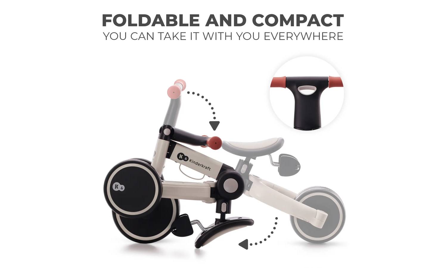 Трехколесный велосипед 3 в 1 Kinderkraft 4TRIKE Silver Grey 12