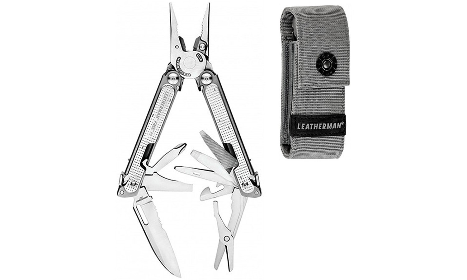 Фотографія 832638 Мультінструмент Leatherman Free P2, синтетичний чохол, картонна коробка