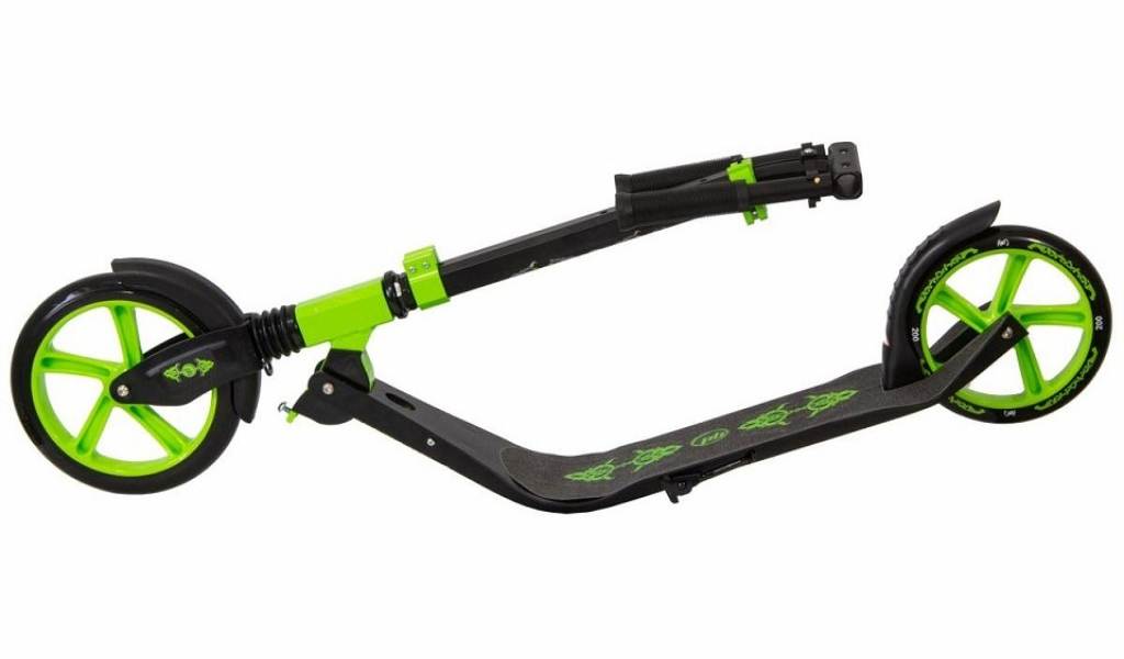 Самокат Enero PB  200мм чорно-зелений 3