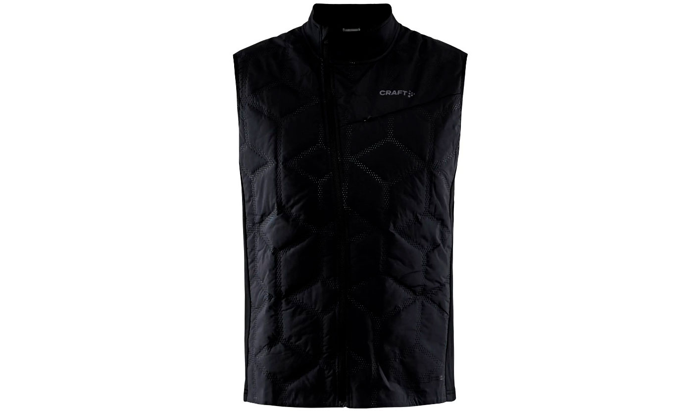 Фотография Жилет Craft ADV SubZ Warm Vest мужской, размер S, сезон AW 22, черный