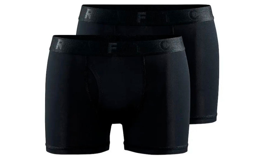 Фотография Комплект мужского белья Craft CORE DRY Touch Boxer 3-Inch размер L, 2-шт, сезон AW 23, черный 
