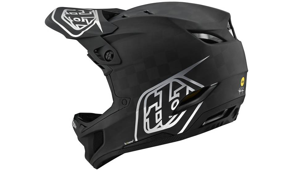 Вело шлем фуллфейс TLD D4 Carbon размер L (58-59 см) Stealth Black/Silver 2