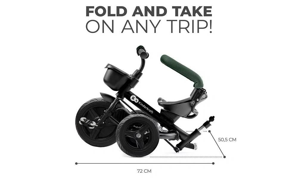 Трехколесный велосипед Kinderkraft Aveo Mistyc Green 3