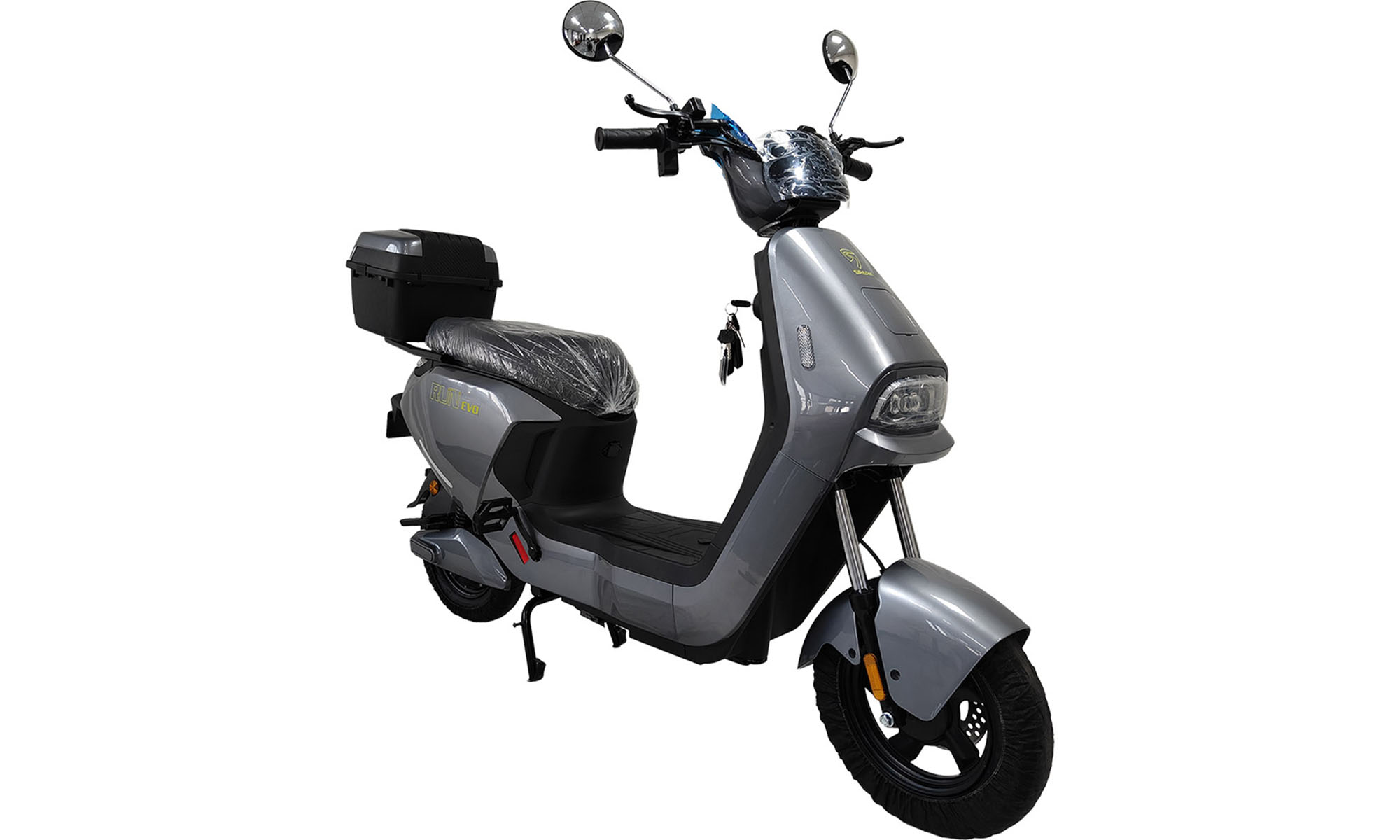 Велосипед с электромотором SPARK RUN EVO 10", размер One Size, рама 14", 72V/1200W/20Ah, год 2026, серый 3 Велосипед с электромотором SPARK RUN EVO 10", размер One Size, рама 14", 72V/1200W/20Ah, год 2026, серый 3