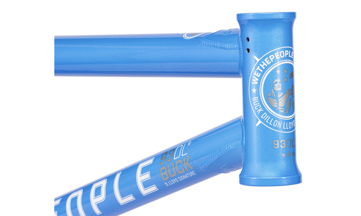 Рама WeThePeople BUCK 20.75"TT Dillon Lloyd Signature хромомолибден, голубая 3 Рама WeThePeople BUCK 20.75"TT Dillon Lloyd Signature хромомолибден, голубая 3