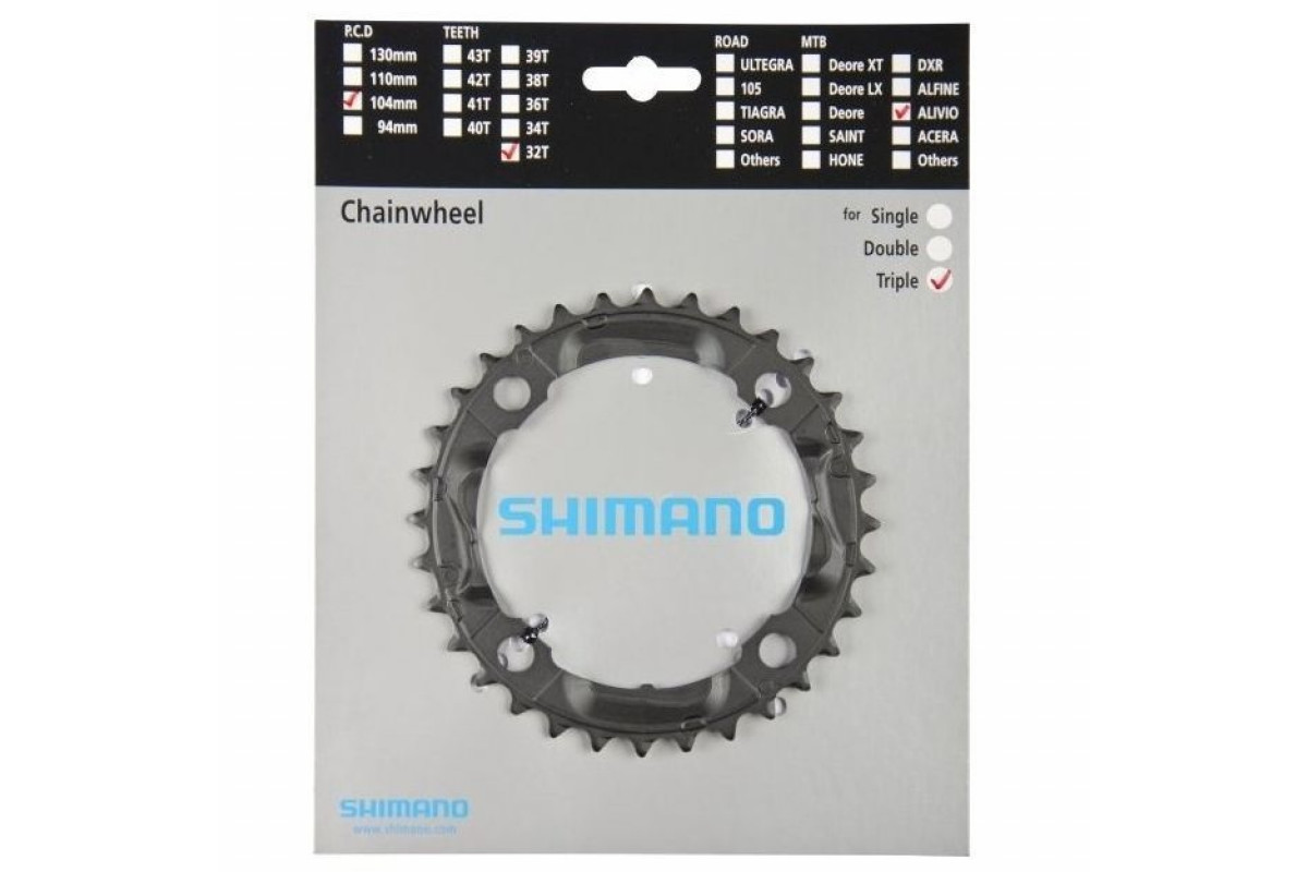 Фотография Звезда для шатунов Shimano FC-M430 32T