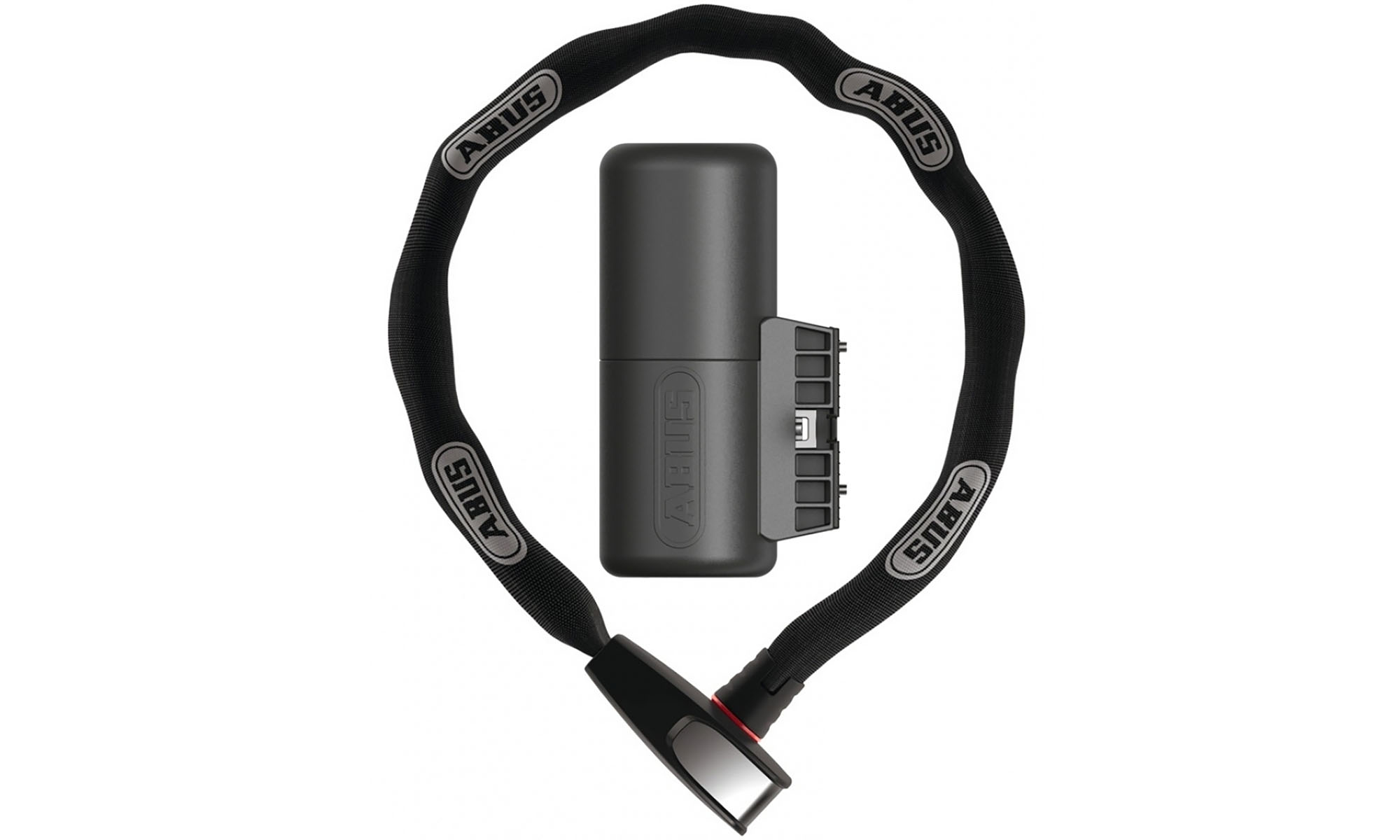 Замок с цепью ABUS 6806K/110см, BK + крепление QST, черный Замок с цепью ABUS 6806K/110см, BK + крепление QST, черный