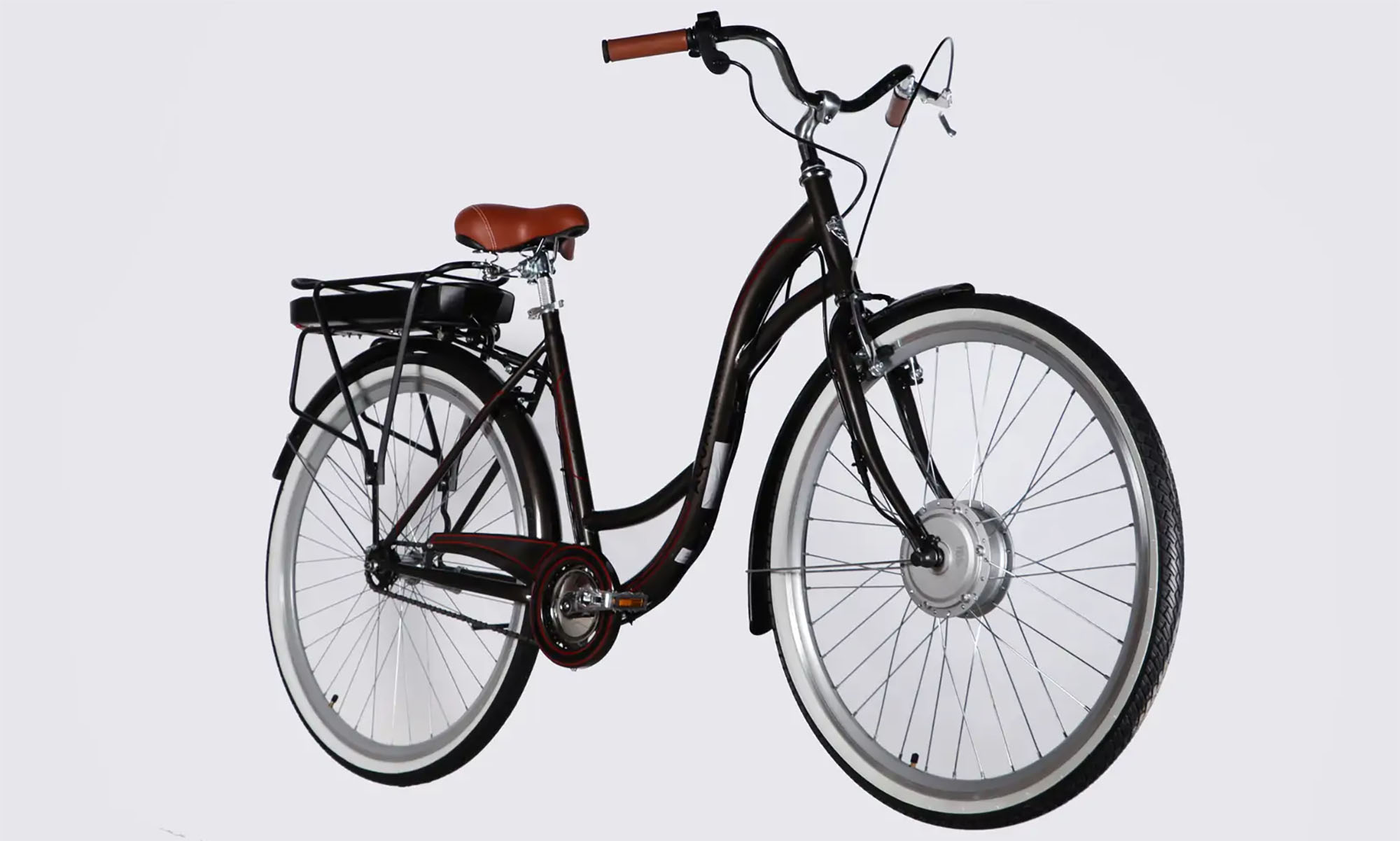 Велосипед с электроприводом Dorozhnik eAQUAMARINE BH 28", размер L, рама-19", 36B, 12.5А*ч, 500Вт, год 2026, серый 3