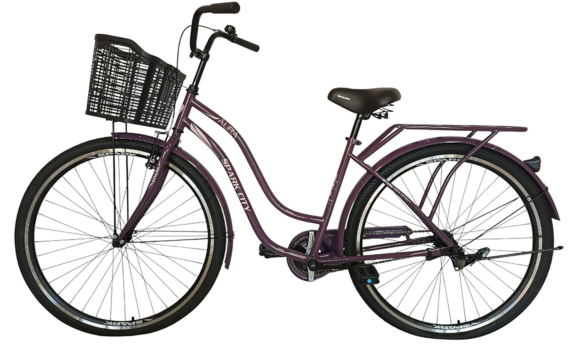 Велосипед SPARK CITY AURA 28", размер M, рама 18", год 2026, коричневый 4