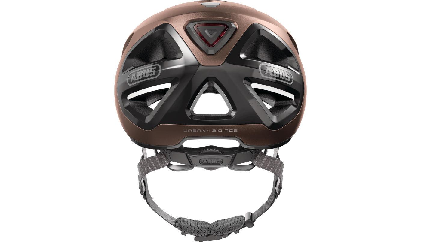Велошлем ABUS URBAN-I 3.0 ACE metallic copper размер M (52-58 см), Коричневый 4