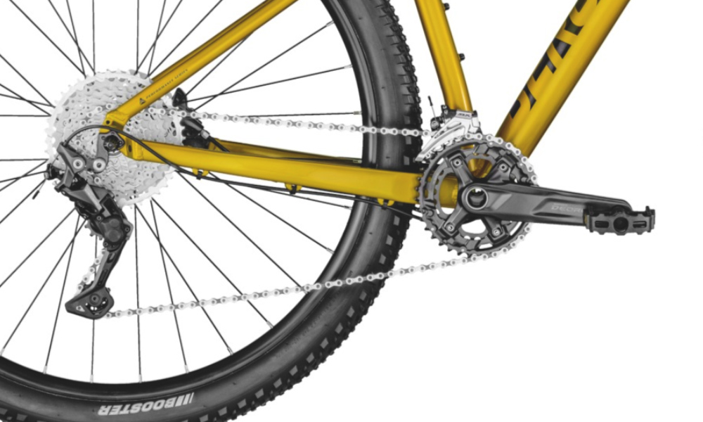 Фотография Велосипед Bergamont Revox 6 29" 2021, размер М, Желтый 2