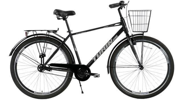 Фотография Велосипед Titan Turin 28" размер M рама 18" (2024), Черный