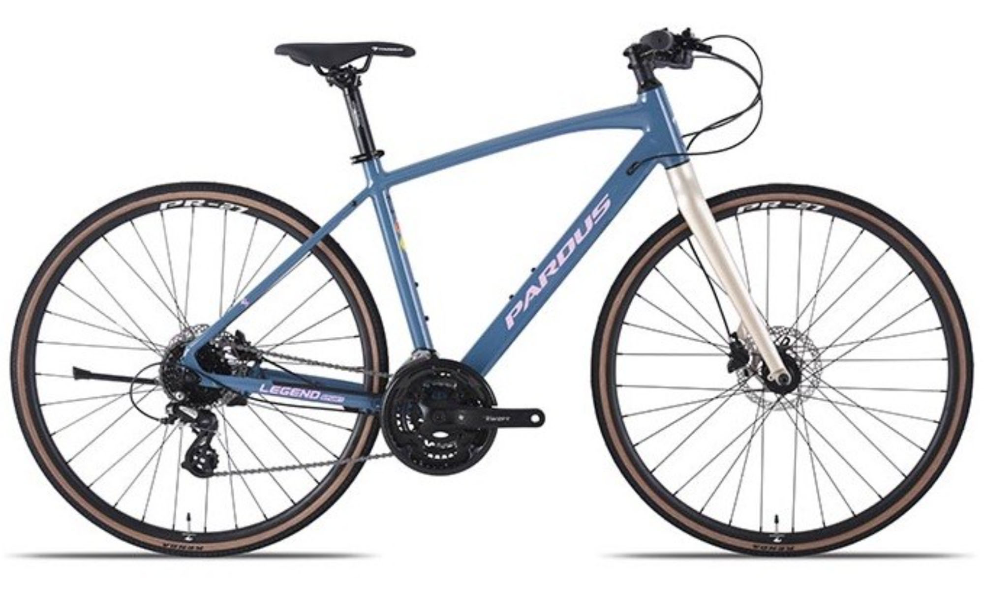 Велосипед PARDUS City Fitness Legend Sport 28", размер M, год 2023, синий / розовый Велосипед PARDUS City Fitness Legend Sport 28", размер M, год 2023, синий / розовый
