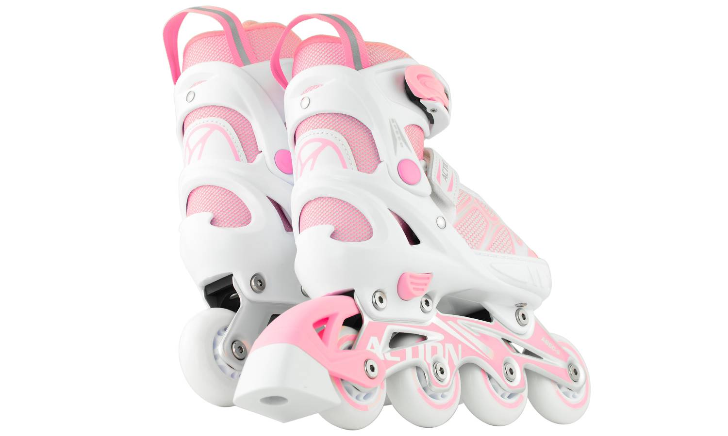 Роликовые коньки Action 2 в 1 Riply размер 37-40 Pink 4