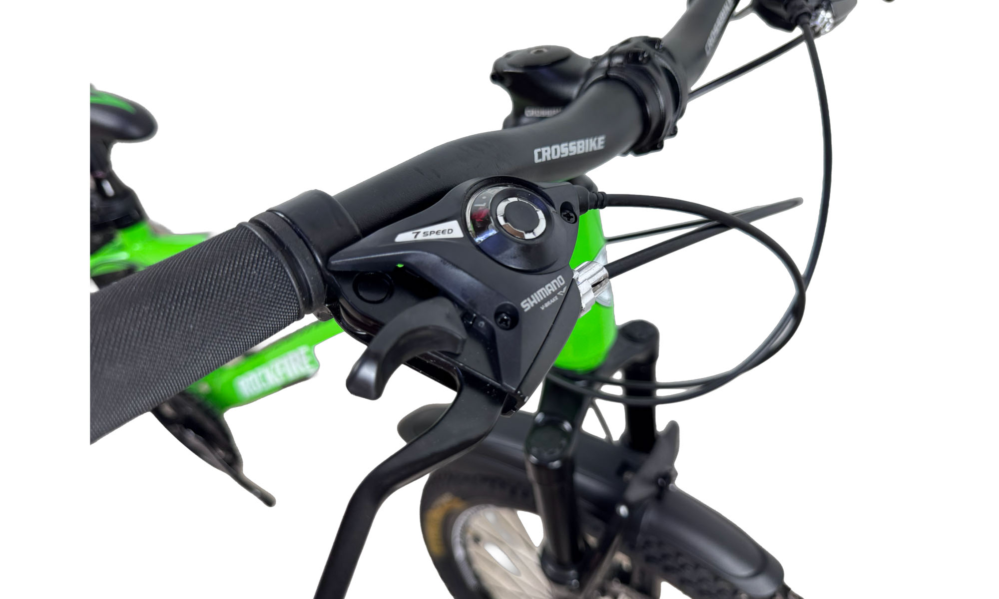 Велосипед CrossBike Rockfire 26", размер XS, рама 13", год 2026, Зеленый 3 Велосипед CrossBike Rockfire 26", размер XS, рама 13", год 2026, Зеленый 3