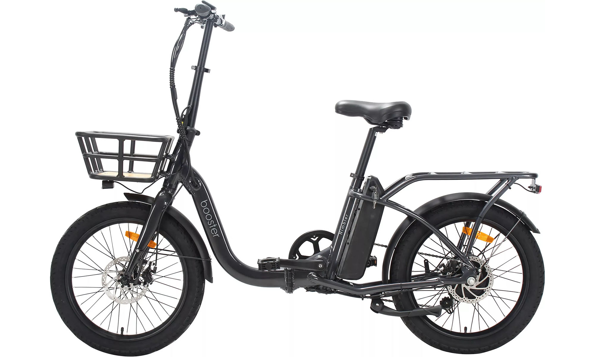 Электровелосипед Booster Nimbler 20’’, размер One size, 350W, 2025, черный 4