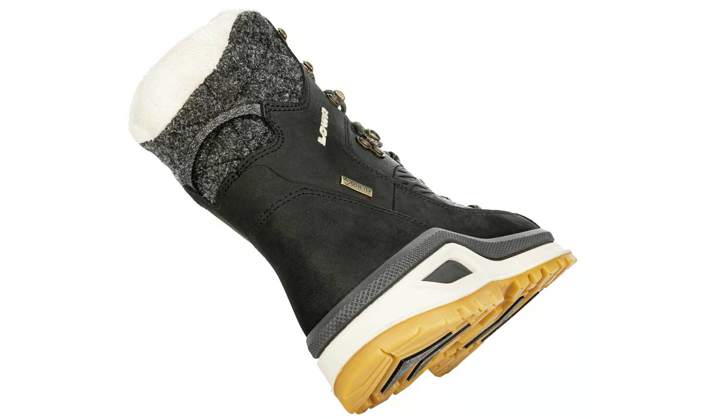 Ботинки женсксие LOWA Renegade Evo Ice GTX W black-champagne размер 38.0 4