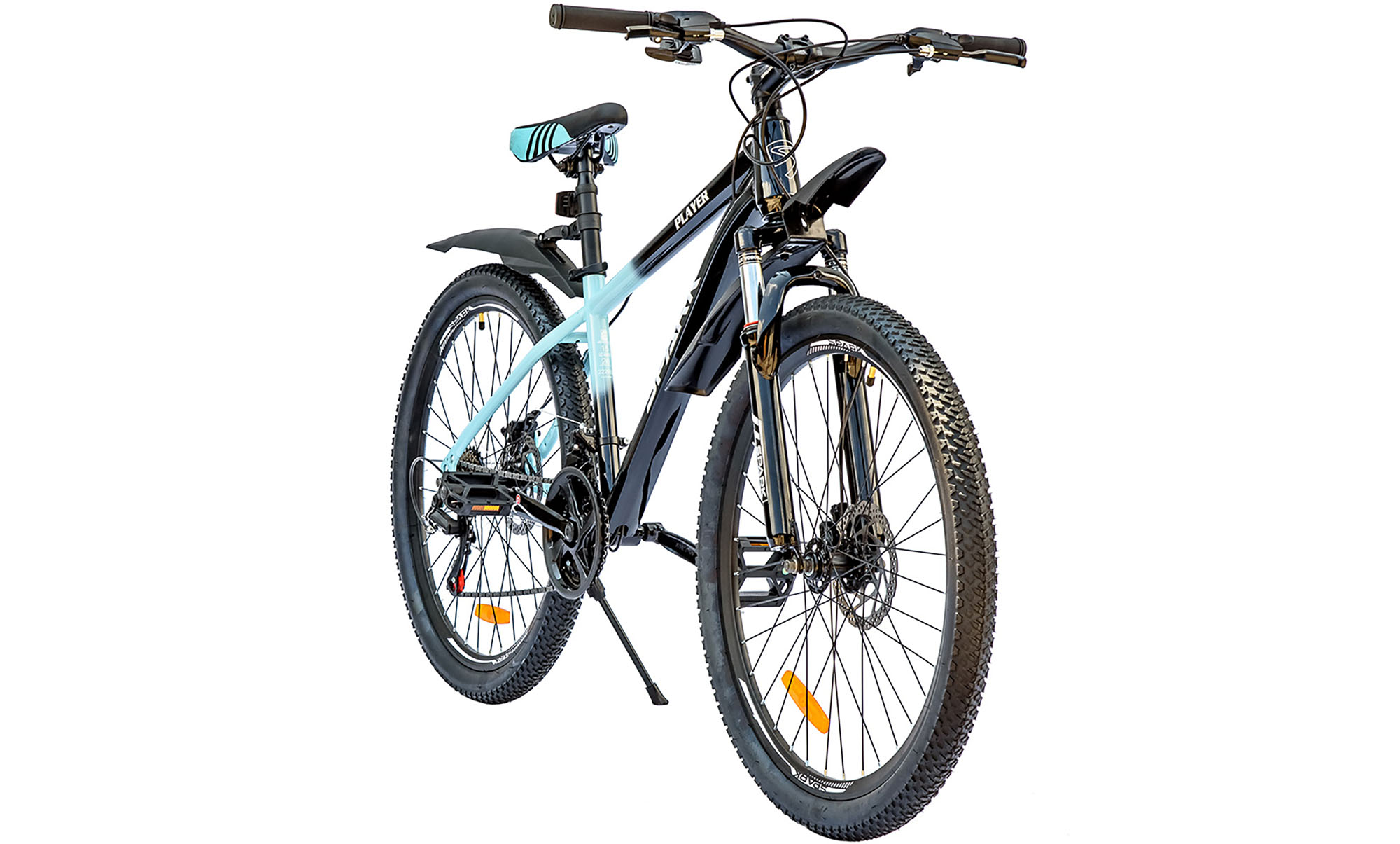 Велосипед SPARK PLAYER 26", размер S, рама 15", год 2025, черно-голубой 3 Велосипед SPARK PLAYER 26", размер S, рама 15", год 2025, черно-голубой 3