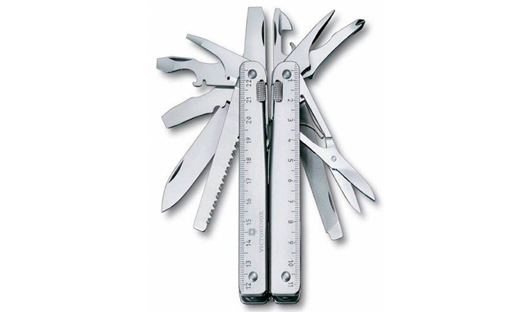 Фотографія Мультитул Victorinox Swisstool 3.0327.L1 сріблястий