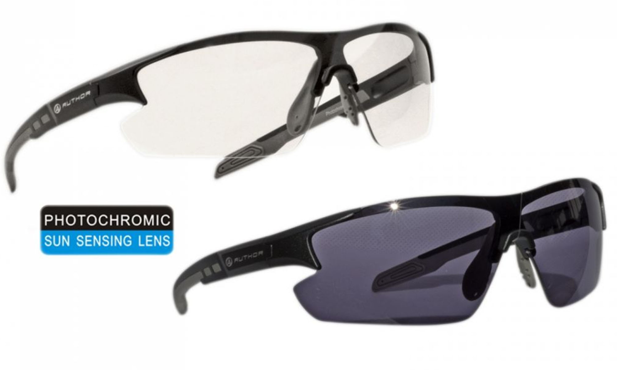 Окуляри сонцезахисні Author Vision LX Photochromic Inj, матово-сіра оправа 