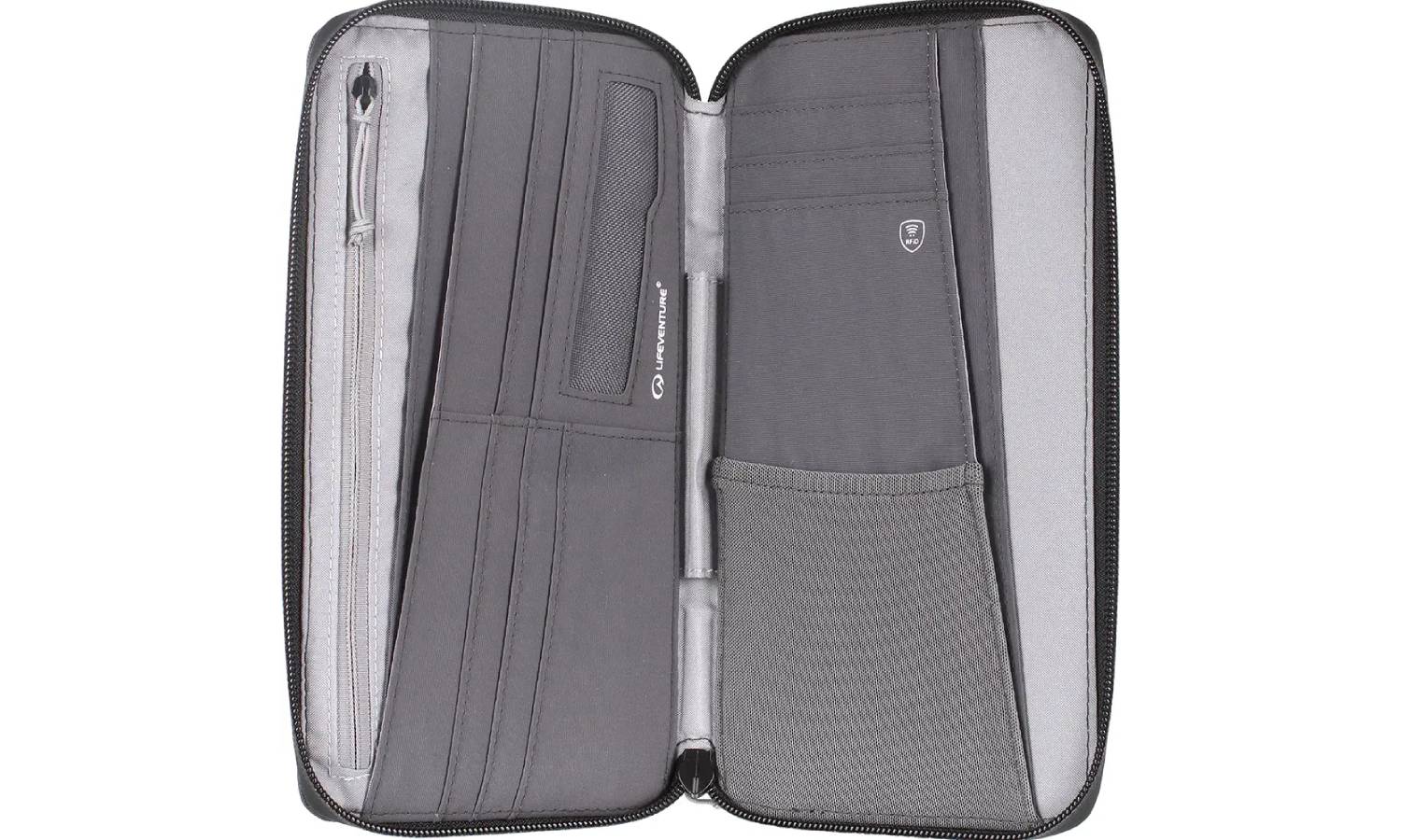 Кошелек Lifeventure Recycled RFID Travel Wallet grey 2 Кошелек Lifeventure Recycled RFID Travel Wallet grey 2