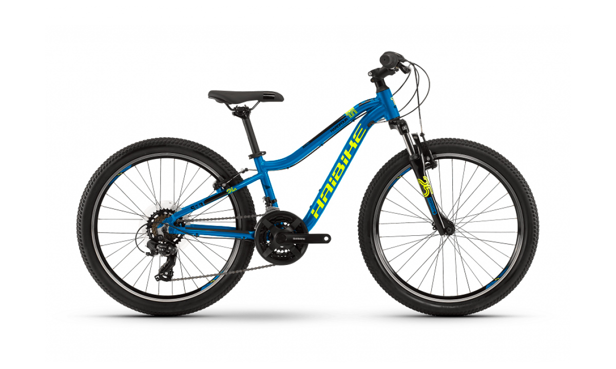 Фотография Haibike 24" SEET  HardFour 1.0 (2019) 2019 Сине-желтый