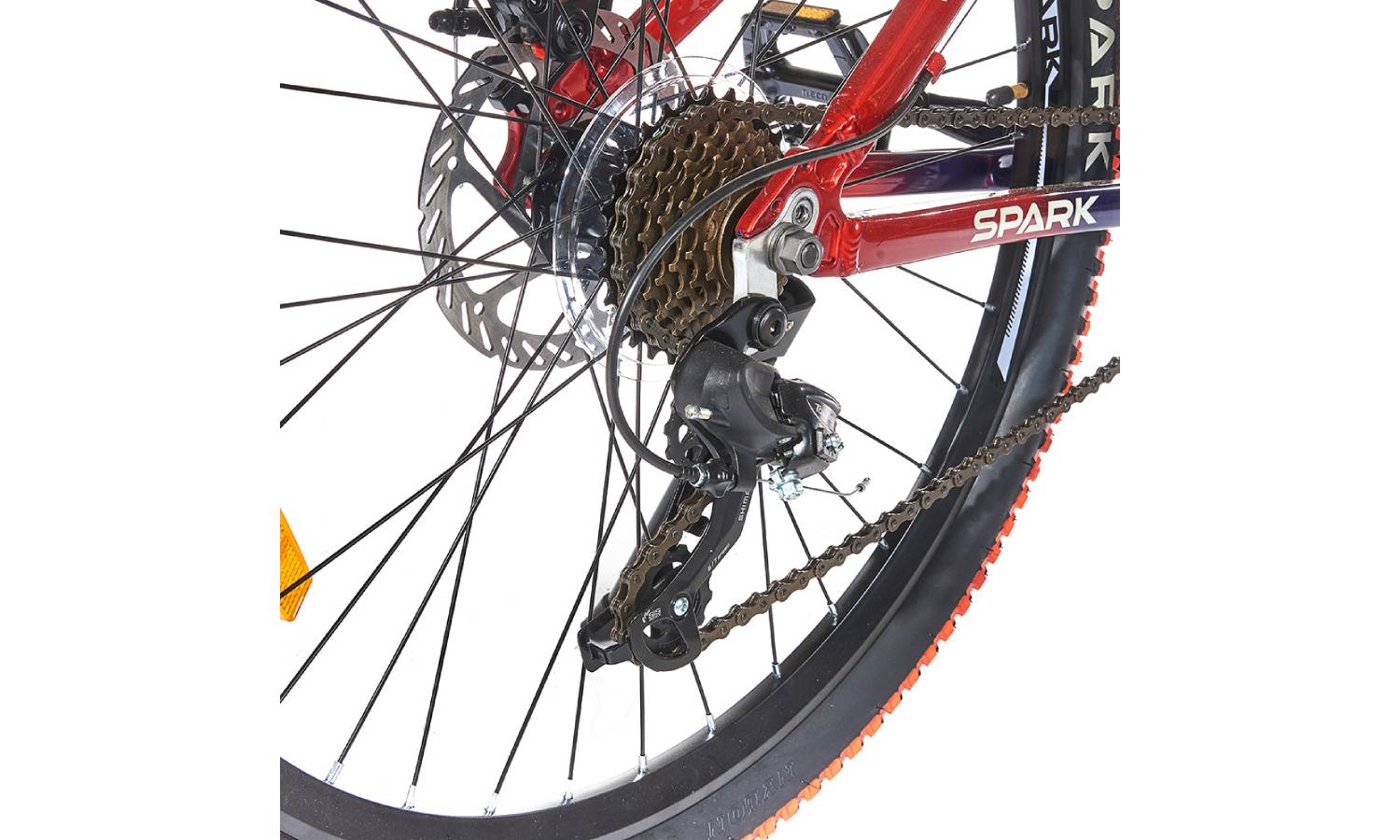 Велосипед Spark Tracker 26" размер S, рама 15" сине-красный 4 Велосипед Spark Tracker 26" размер S, рама 15" сине-красный 4