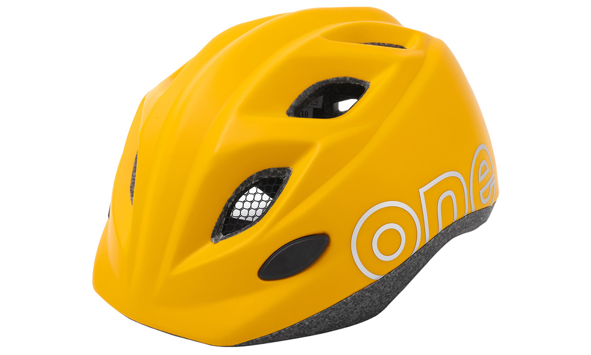 Фотография Шлем велосипедный детский Bobike One Plus размер S (52-56 см), Желтый