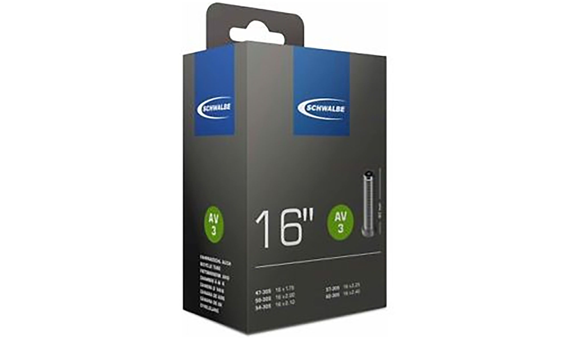 Камера Schwalbe AV 3 Standart 16" (47/62-305) AV 40мм AGV 