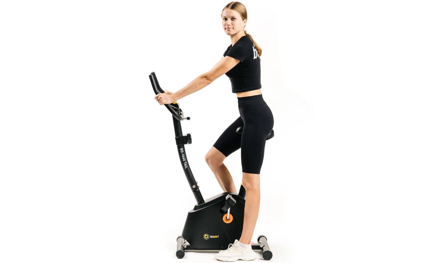 Велотренажер Besport BS-1660 TAIL магнітний чорно-жовтий 10