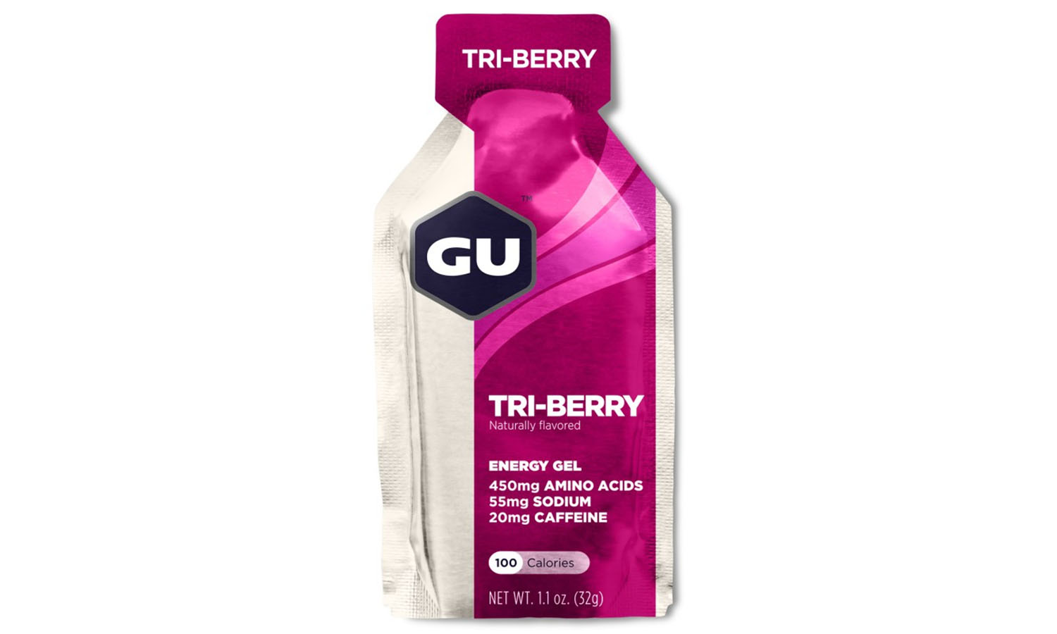 Фотографія Енергетичний гель GU Energy Tri-Berry, 32 г (20 мг кофеїну)