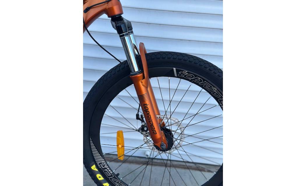 Велосипед Toprider Thinder 24" размер XXS рама 14 Золотой 3