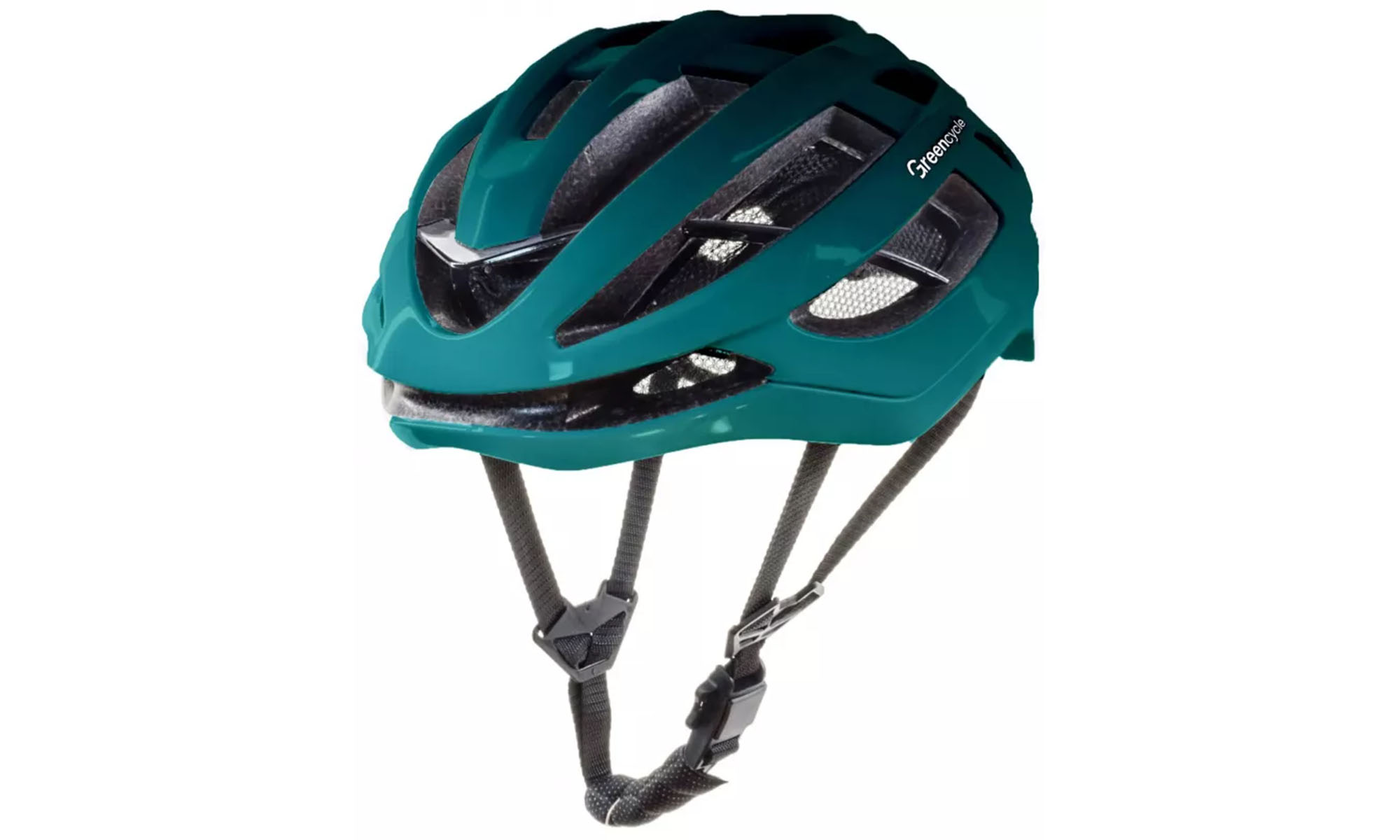Шлем Green Cycle ROCX, размер M (54-58см), зелено-черный глянец Шлем Green Cycle ROCX, размер M (54-58см), зелено-черный глянец