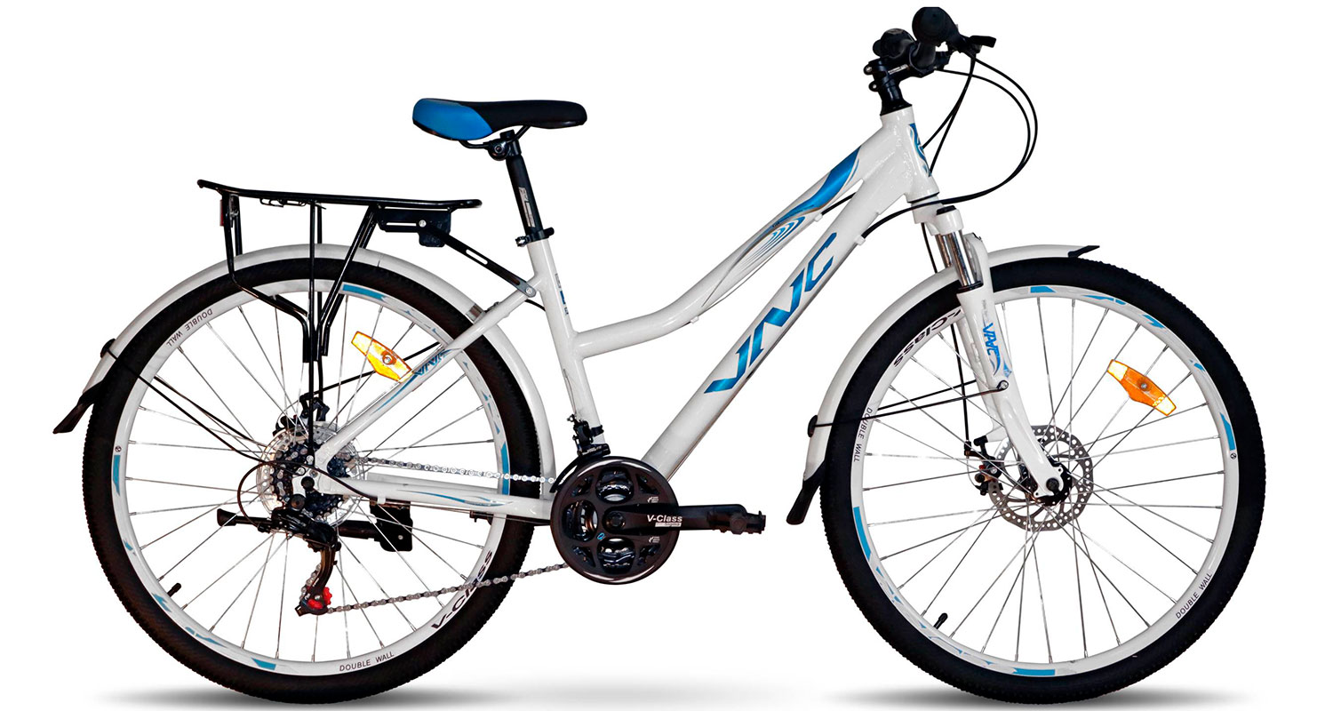 Фотография Велосипед VNC Expance A3 FMN 26" размер S 2022 Бело-синий