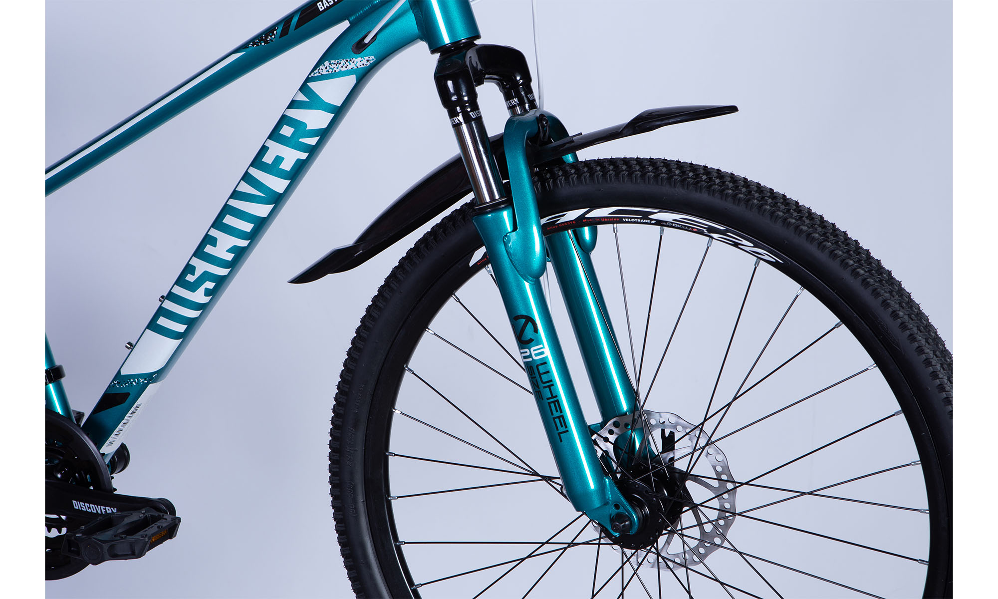 Велосипед Discovery BASTION DD CS 26", розмір XS, рама-13" 2025, бірюзовий 4