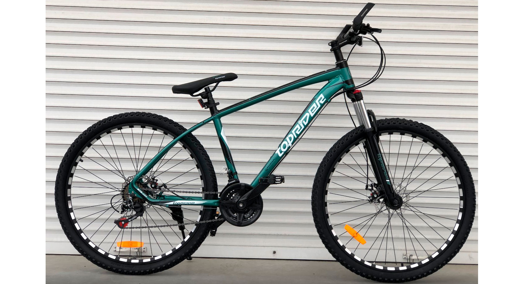 Фотография Велосипед Toprider 777 27,5" размер М рама 17 Зеленый