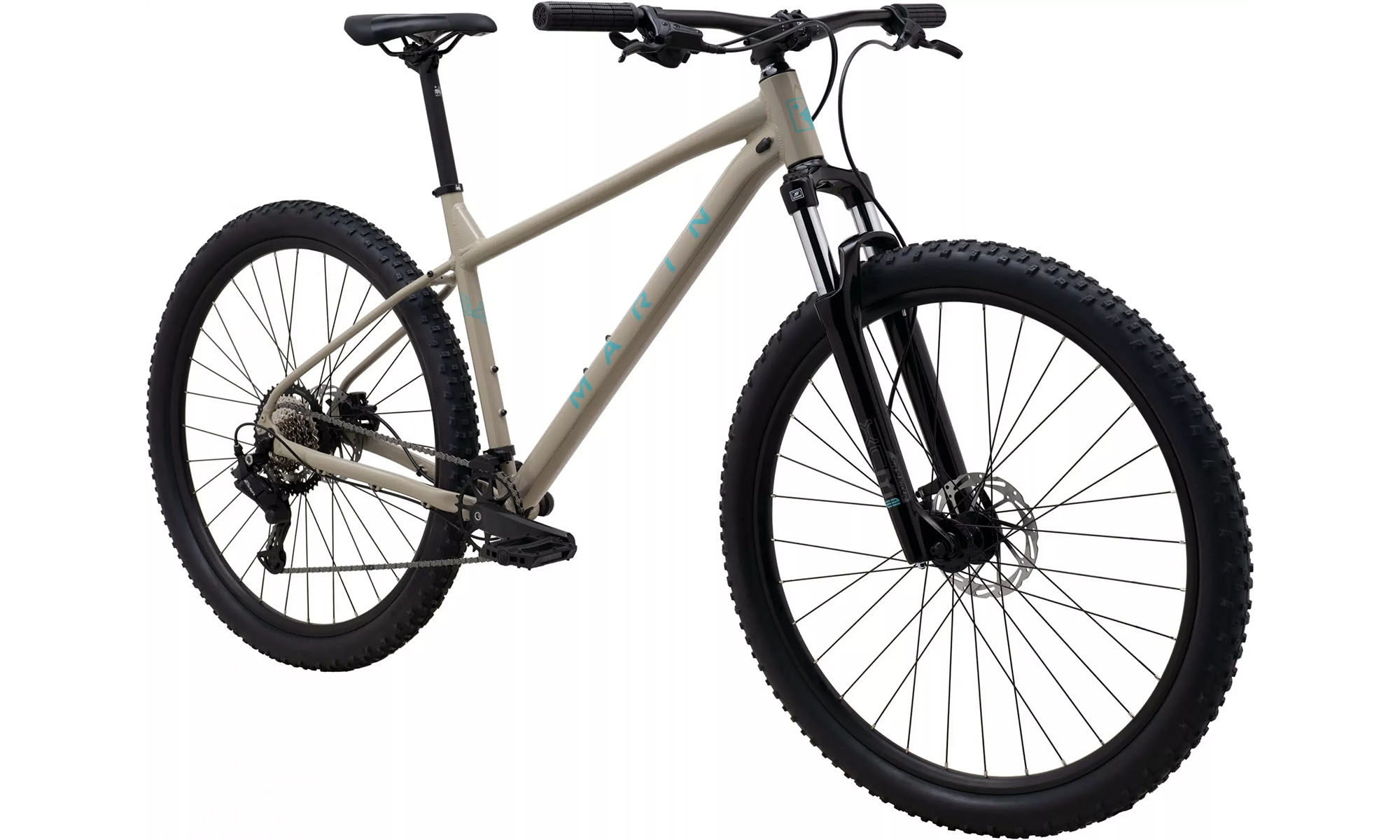 Велосипед Marin BOLINAS RIDGE 2 27,5", розмір XS, рік 2026, бежево-бірюзовий 2