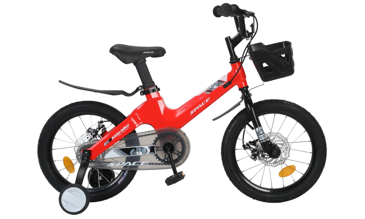 Фотографія Велосипед детский SPACE KID MOON DD 16" рама 9"  2024 Красный