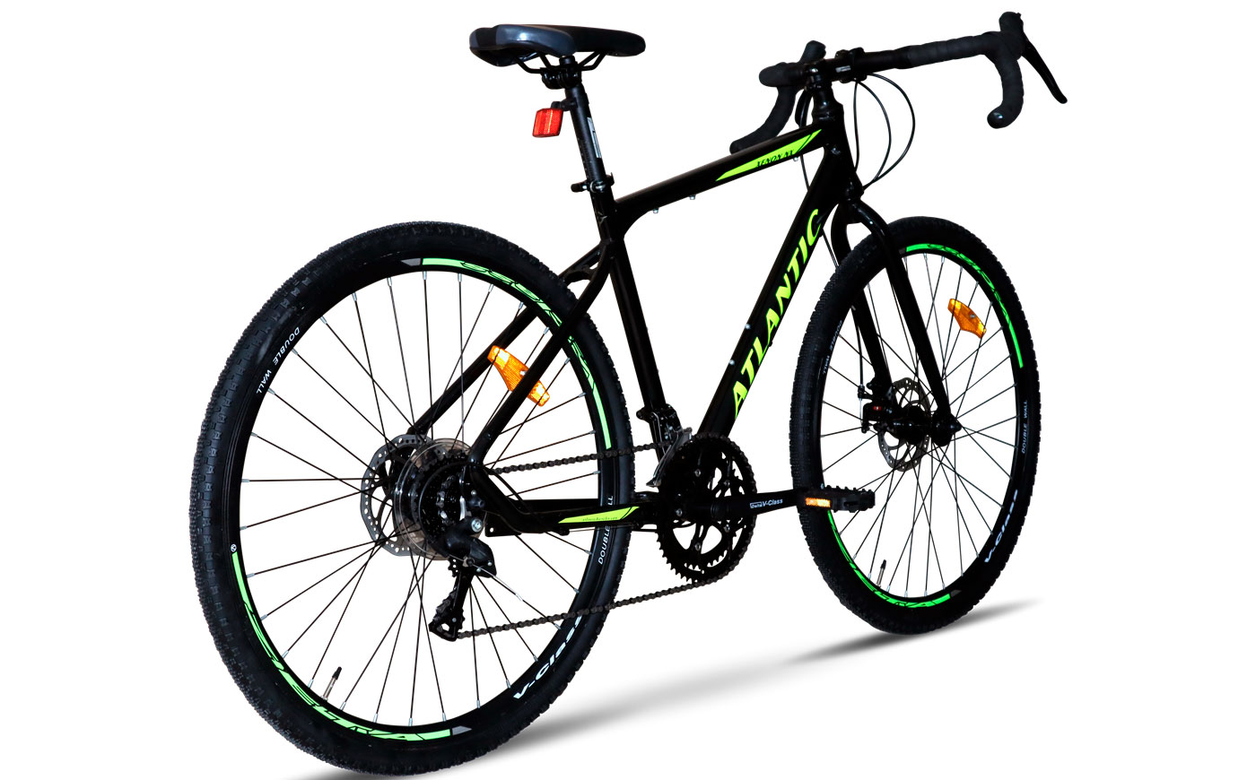 Велосипед Atlantic Xenon NX 28" размер XL 2023 Черно-салатовый 2