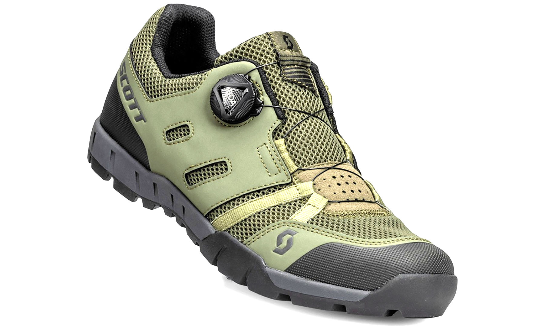 Велотуфли SCOTT SPORT CRUS-R BOA серо-зеленый/черный, размер 41 (288830.7386)