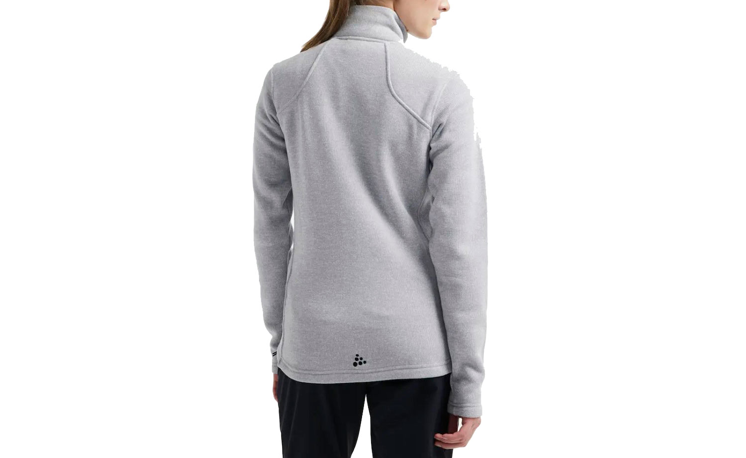 Куртка Craft ADV EXPLORE HEAVY FLEECE женская, размер L, сезон AW 22, серо-черный 4