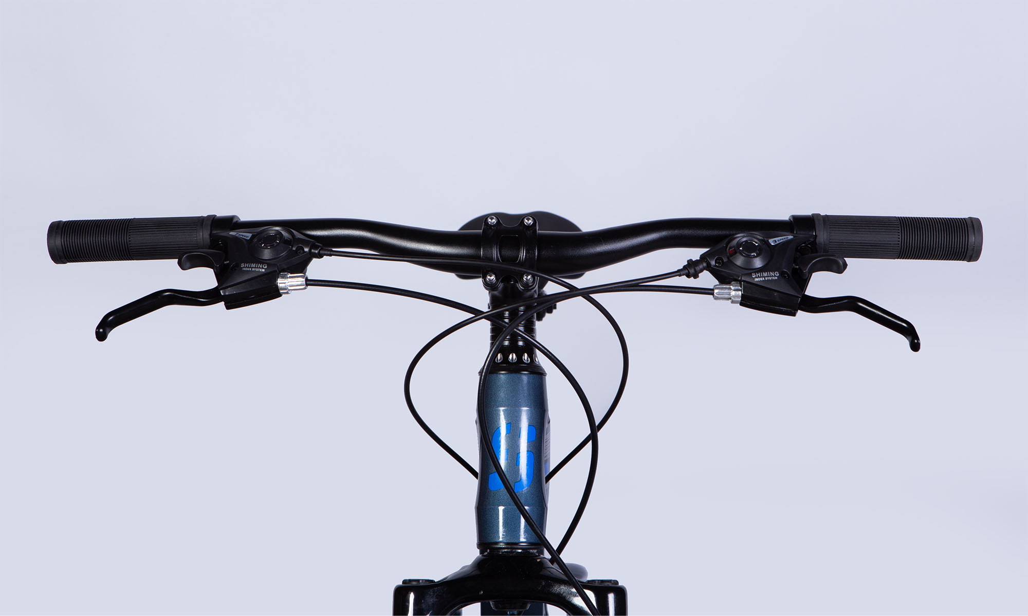 Велосипед SPACE MERCURY DD FR, 26", AL, размер XS, рама 13", 2025, серо-синий 3