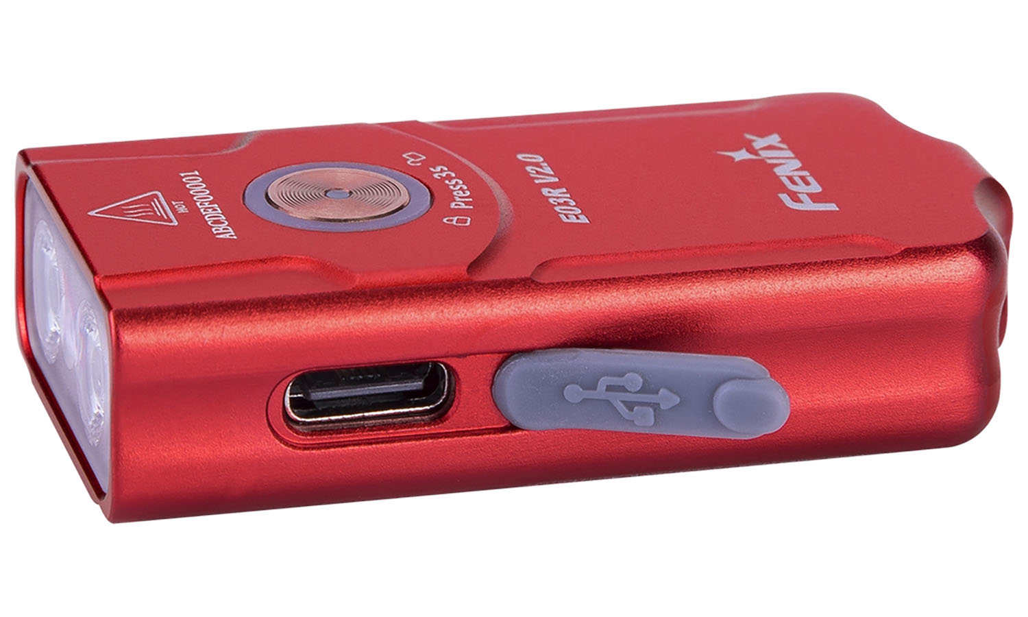 Ліхтар наключний Fenix E03R V2.0, червоний 5 Ліхтар наключний Fenix E03R V2.0, червоний 5