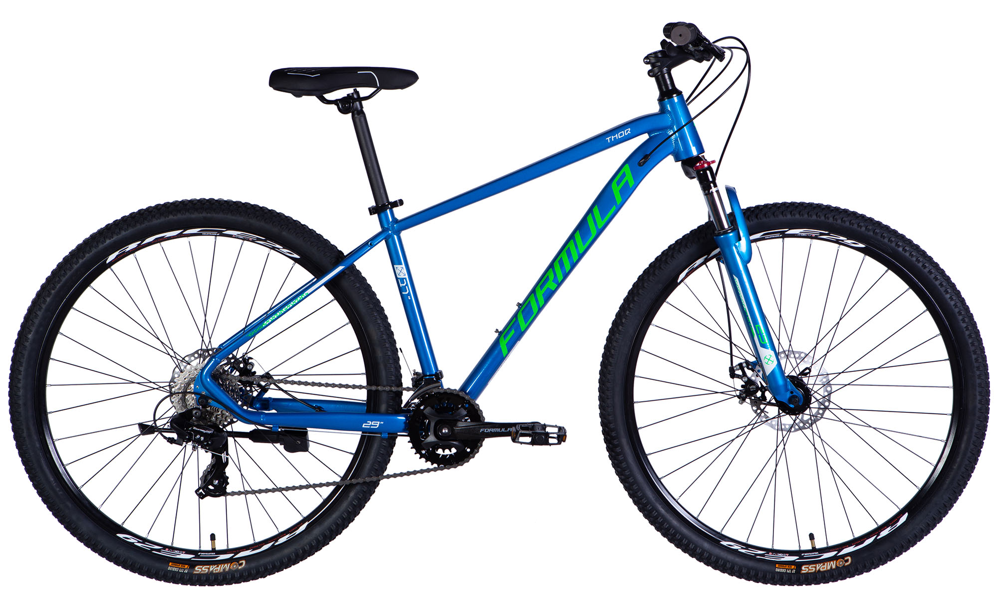 Фотографія Formula THOR DD CS 29 Велосипед, розмір M, Frame-17 ", 2025, синьо-зелена