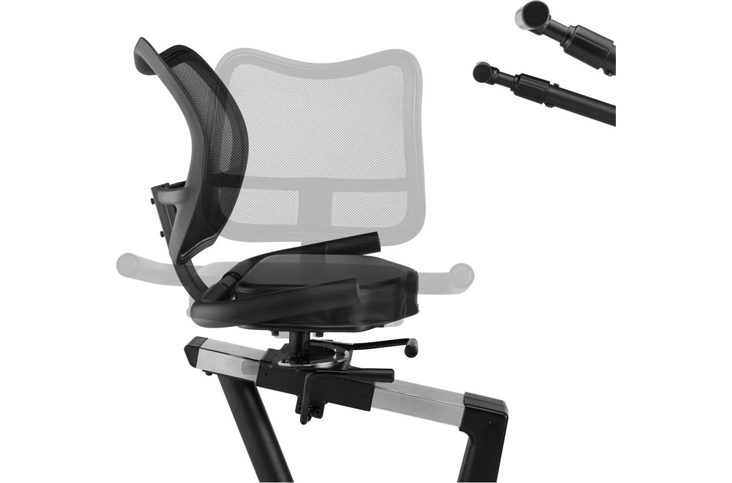 Горизонтальний велотренажер Gymtek XBR8000 електромагнітний 4
